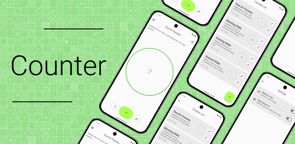 Counter feature graphic