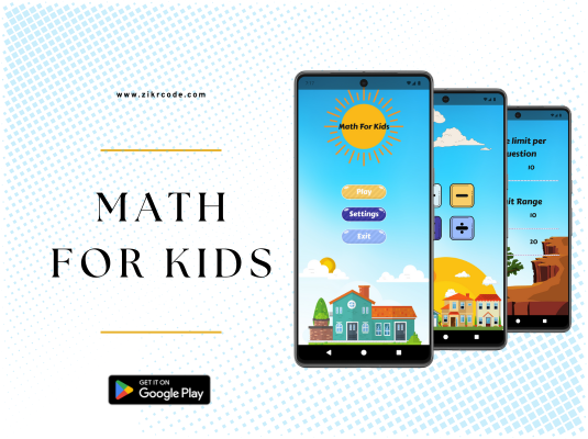 Math For Kids feature graphic